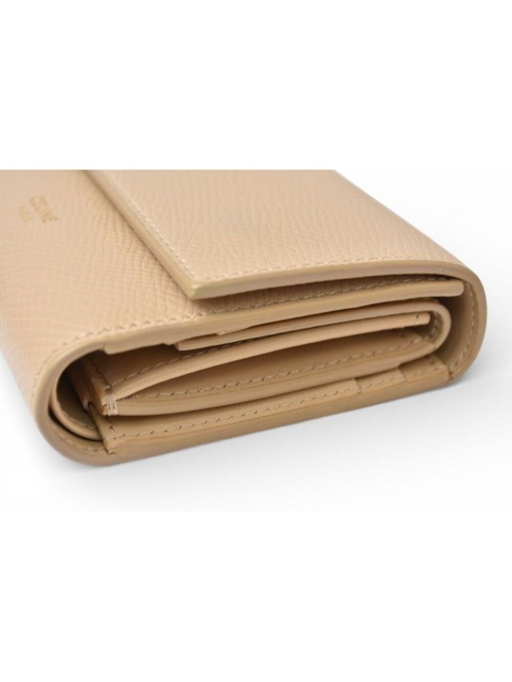 Celine Wallet Mini Trifold Beige Small - Picture 12 of 13